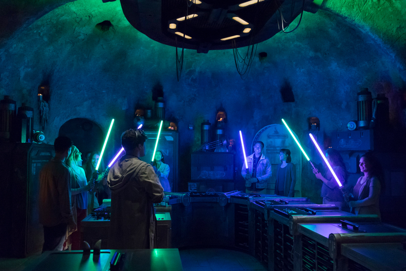 Savi’s Workshop is expensive but worth it. It’s a true highlight of Galaxy’s Edge.
